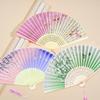 Folding Fan for Women and Men Japanese Traditional Summer Fireworks New Present and Flower [Joyasslly] - Lightweight, Handheld, Bamboo, Style,