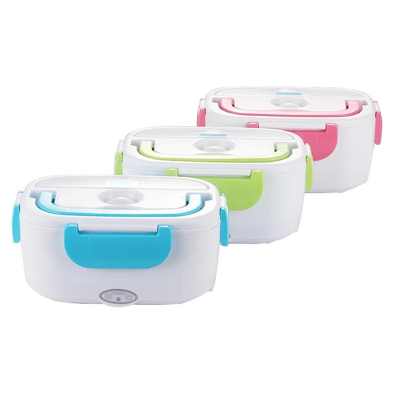 Electric Lunch Box Food Heater Warmer Container Stainless Steel Travel Car Work Heating Bento Box 12V 24V 110V 220V US EU Plug