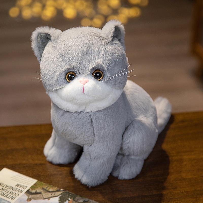 

Cute Garfield Cat Doll Exotic Shorthair Cat Doll Plush Toy Simulation Kitten Rag Doll Children S Gift Premium Durable 26cm 0.26kg