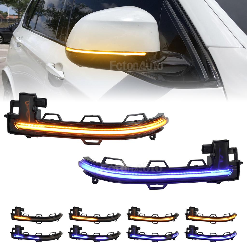 Super Bright Led Sequential Turn Signal Lights for BMW F25 F26 F15 F16 X3 X4 X5 X6 Dynamic Mirror Blinker Indicator Lamps