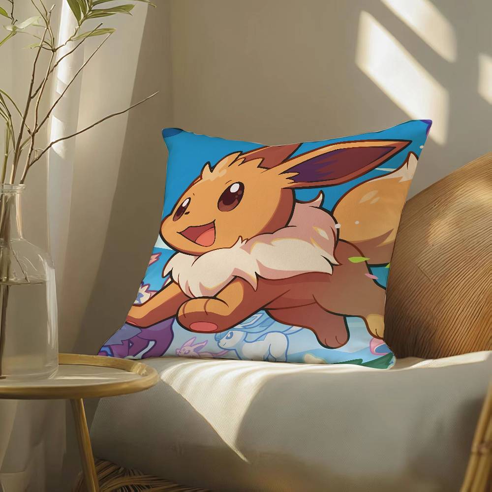 Pokemon Ruby Sapphire Anime Plush Pillow Cover Soft Short Plush Cushion Cover For Sofa Bedroom Home Decor Gift