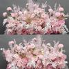 Large Silk Eucalyptus Flower Runner for Wedding Table Decoration
