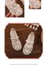 Girls' Ancient Style Hanfu Shoes: Rabbit Embroidered, Handmade, Mesh Cloth, Spring-Autumn, Old Beijing Design, Cute and Classic for Children.