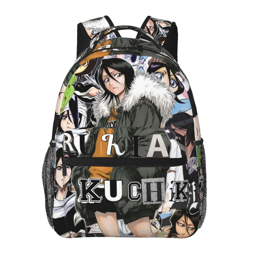 Bleach Death God Rukia Kuchiki Heavyweight Backpacks Boys Girls Bookbag Children School Bags Cartoon Rucksack Shoulder Bag