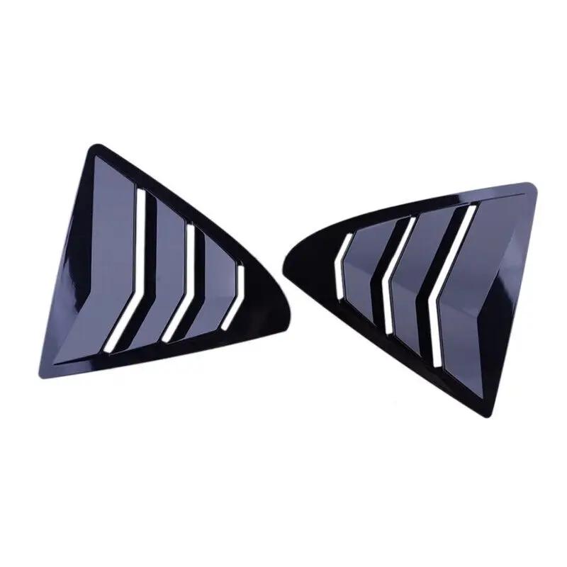 For Lexus IS300 IS250 200t 2013-2019 Car Rear Louver Window Side Shutter Cover Trim Sticker Vent Scoop ABS Carbon Fiber Auto