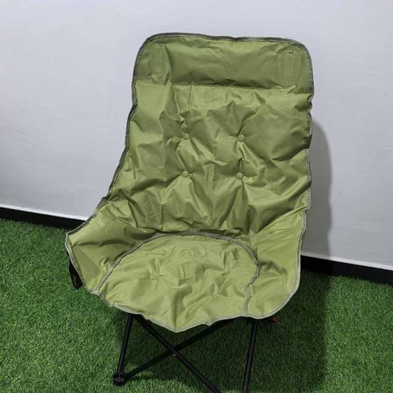 High-Back Padded Camping Moon Chair