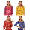 Belly Dance Costume Belly Dance Coin Tops Long Sleeve Sequins Crop Top Shirt Halloween Stage Performances Costumes