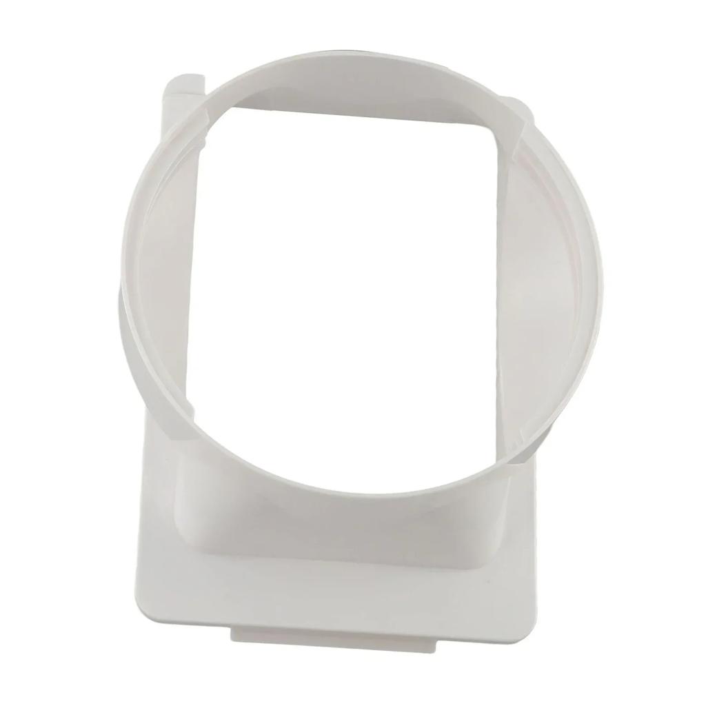 Easy To Install High-Quality Material Connector Exhaust Pipe Mobile Air Conditioner Duct Adapter Gray ABS Material