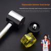 Rubber Hammer for Tile Installation: Multi-Functional Mallet with Large and Small Sizes for Tapping and Dyeing Tasks.