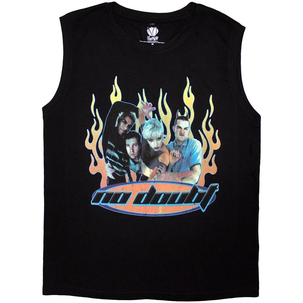 No Doubt Unisex Tank T-Shirt: Retro (Black) (Medium) 2XL