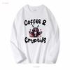 Coffee Cryptids T Shirt Lover Cryptid Mothman Creepy Kawaii Cute Bella Canvas 3001 Long or Short Sleeves Vintage Washed Fashion