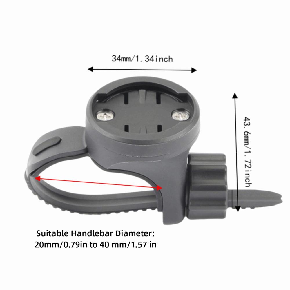 Black Bike Speedometer Holderr PC Cycling Computer Mount  for MTB Handlebar Mount