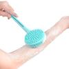 40cm Silicone Body Scrub Brush For Exfoliation And Skin Cleaning Gentle Back Massager With Hanging Hook