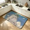 Hajime Kashimo Jujutsu Kaisen Manga Shower Room Absorbent Small Floor Mat Soft Comfortable Decorative Foot Mat