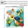 Cute Tropical Sea Life Underwater Scene Shower Curtain Cartoon Turtle Nemo Ocean Bathroom Decor
