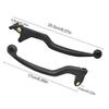 Motorcycle Clutch Lever Aluminum Brake Handle Levers Motorcycle Hand Brake Wear-Resistant Brake Clutch Levers Motorcycle Parts