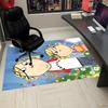 Charlie and Lola Printed Carpet, Rug for Office Chair Living Room Bedroom Kitchen Room Decor Gifts.