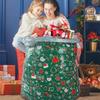 Christmas giant plastic bags, extra-large Christmas gift bags, 36*56 pieces, 3-pack