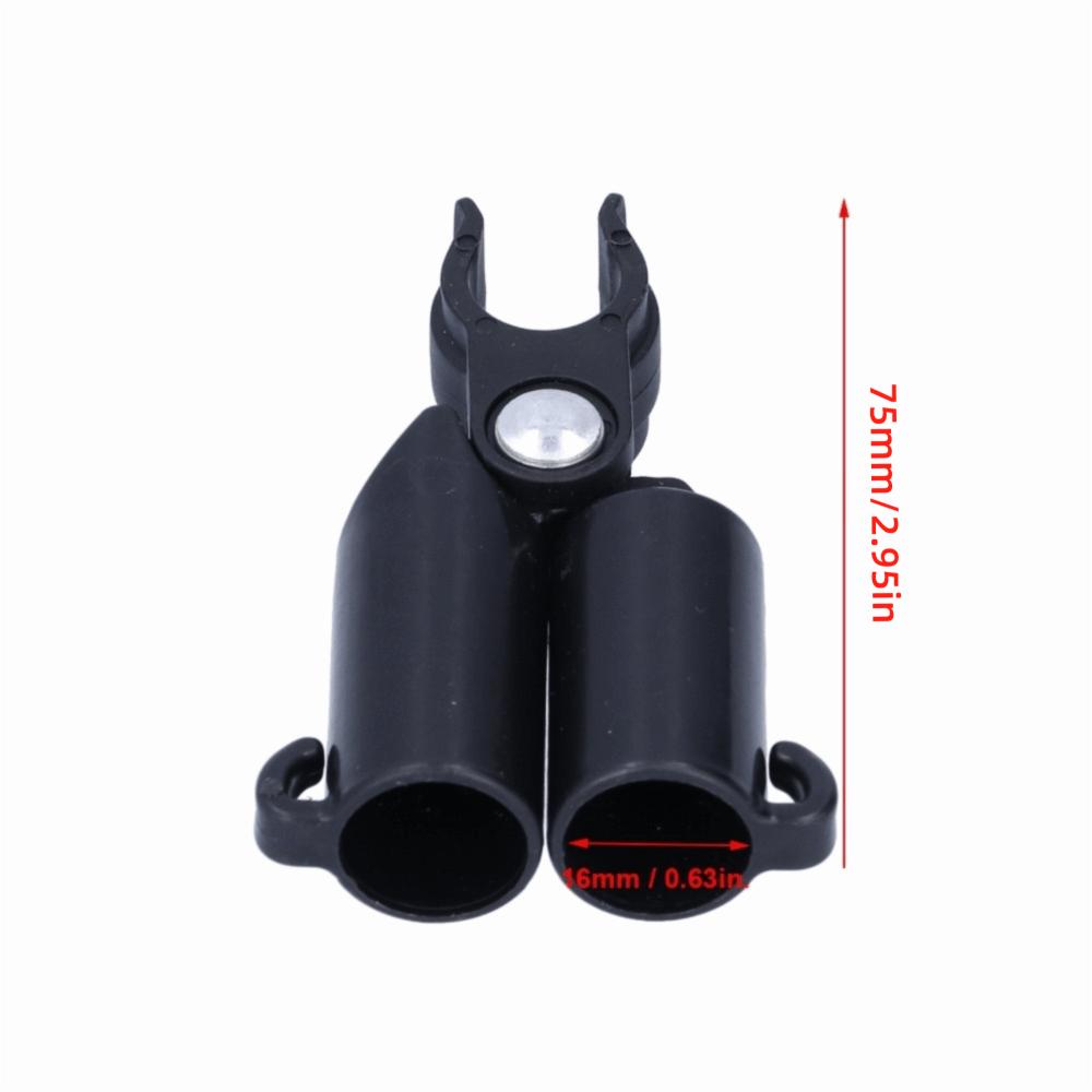 10PCS Black Plant Stake Connector 11mm/16mm Plant Support Connector  Home Garden