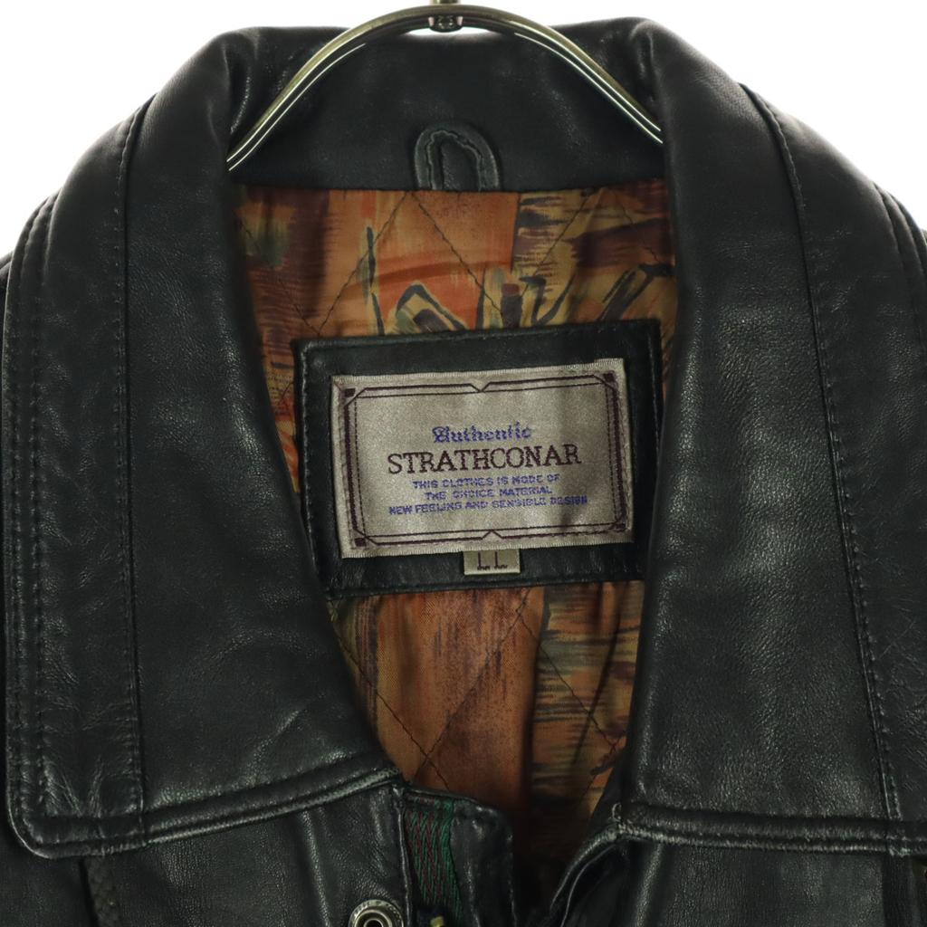 Long Sleeve Leather Coat LL Black Sheep Leather Men's Used