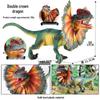 Children's Dinosaur Toy Set: King Kong, Tyrannosaurus Rex, Aurochs, Pachycephalosaurus, Spinosaurus, Therizinosaurus Model.