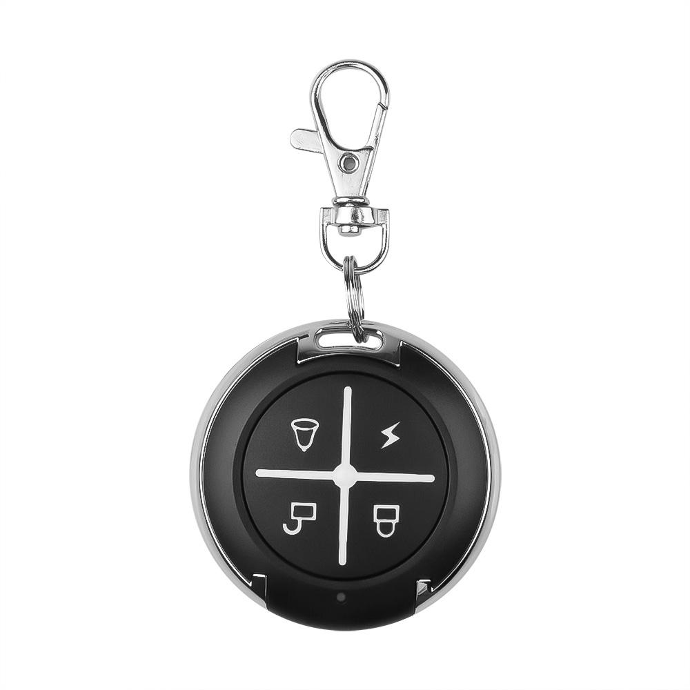 

Round Wireless Universal 4-key Remote Control Code and Learning Code Cloning Car Garage Door Opener Type A