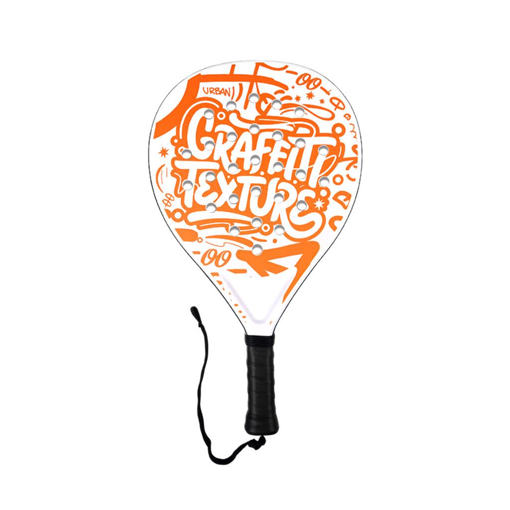 Beginner padel racket made of ABS material, lightweight with strong rebound, entry-level friendly paddle tennis racket