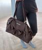 Chicks Swain Volume Draw Shoulder Bag Brown