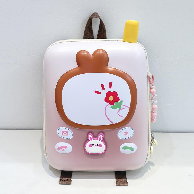 Childrens Eva Animal Pattern School Bag With Ergonomic Shoulder Straps For Toddlers