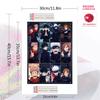Jujutsu Kaisen Character Collage Set Pattern  3pcs 100% Round Full Drill 5D DIY Diamond Painting Embroidery Cross Stitch Rhinestone Décor