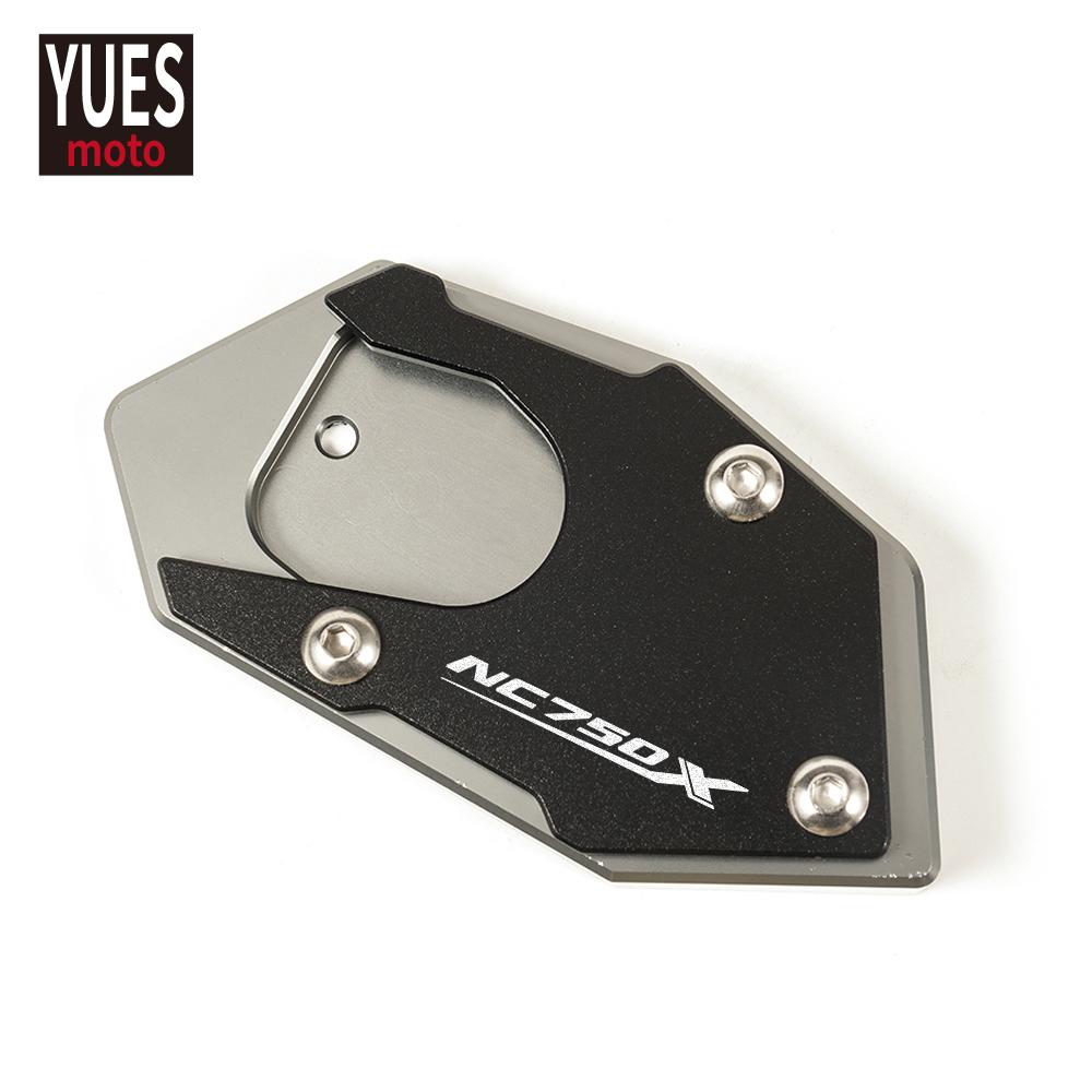 

Аксессуары для мотоциклов для HONDA NC750 X 2014-Боковая подставка для ног с ЧПУ, подставка, подставка, увеличитель, поддержка серый