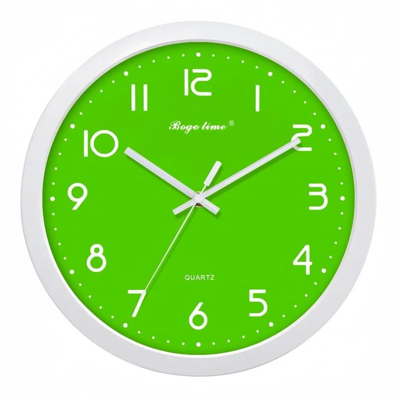 

Circular Simple and Stylish Home Wall Mounted Quartz Clock -12 Inches Living Room Bedroom Lobby Quiet Sound Abs Wall Clock H612 12 inch