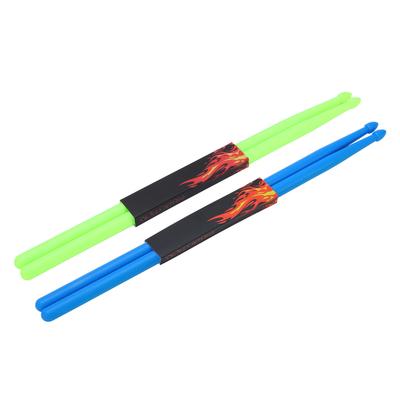 4 Stück Drumsticks 5A Nylon Tear Drop Körniger Griff Rutschfest für Studenten Anfänger