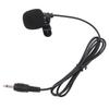 Wired Lavalier Lapel Clip On Microphone Noise Reduction Mini Portable Omnidirectional Condenser Microphone for