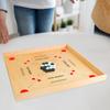 Brettspielset, Holz-Tischspiel, Billard-Strategie 18 x Zoll Hartholzrand, Spiel für