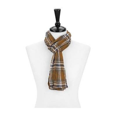 Elkate Women's Muffler Neck Warmer Fall/Winter Couple Check Scarf LNM233