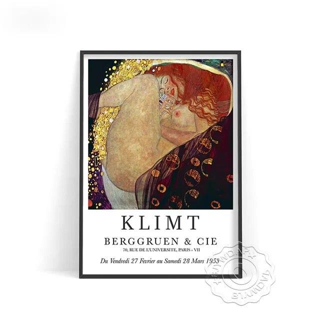 Gustav Klimt Print, Art Decor, The Kiss Gustava Klimta, Nowoczesna sztuka, Pomysł na prezent, Plakat ścienny, Plakat muzealny wystawy, Bez ramki