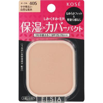 Elucia Platinum Moist Cover Foundation Refill 405 Ochre 10g Skin Makeup Elcia Platinum After Conditioning the Skin with Elcia's Makeup Base, Appl