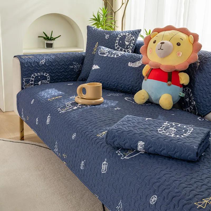 Хлопковый чехол для дивана — фото 3