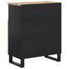 Sideboard with 2 Doors 60x33x75 cm Solid Mango Wood