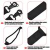 Universal Snowboard Leashs Replacement 2PCS Buckle Cord Durable Supply For Bindings Security, Adults Hobbyists Beginners