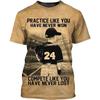 Hot Sale Baseball Pattern Printing Personality 3D Printed T-shirt Sports Softball Unisex Quick-drying Short-sleeved T Shirt Top