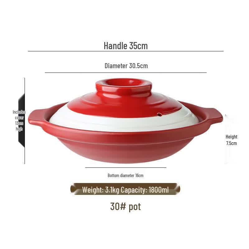 ZISIZ Ceramic Mini Hot Pot