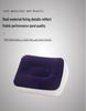 Inflatable PVC Flocked Travel Foot Rest for Car and Airplane