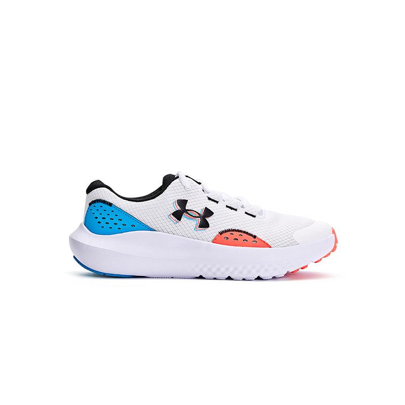 Under Armour Non-Slip Low-Top Running Shoes Unisex Sneaker White 3027825