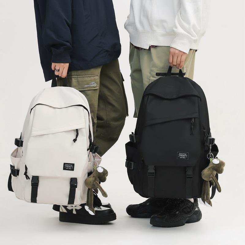 Backpack Men's Leisure Joker Large Capacity Computer Travel Bag New Schoolbags for Female Junior High School Students and High School Students.