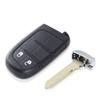 Car Key Shell For Chrysler Jeep Compass Renegade Cherokee Smart Remote Key Fob Case 2/3/4/5 Button Emergency Insert Blade