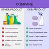6Pcs Cleaning Tablets With Reusable Dispenser Bottle For Kitchen Countertop Sink Appliance Cleaning Nontoxic Formula