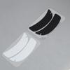 10 Pairs Eyelash Extension Gel Pad Reusable Silicone Lash Extension Gel Pad Notched Black White