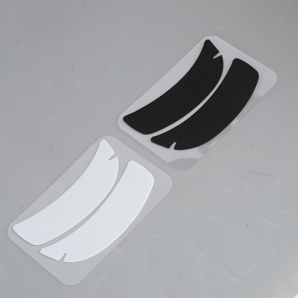 10 Pairs Eyelash Extension Gel Pad Reusable Silicone Lash Extension Gel Pad Notched Black White